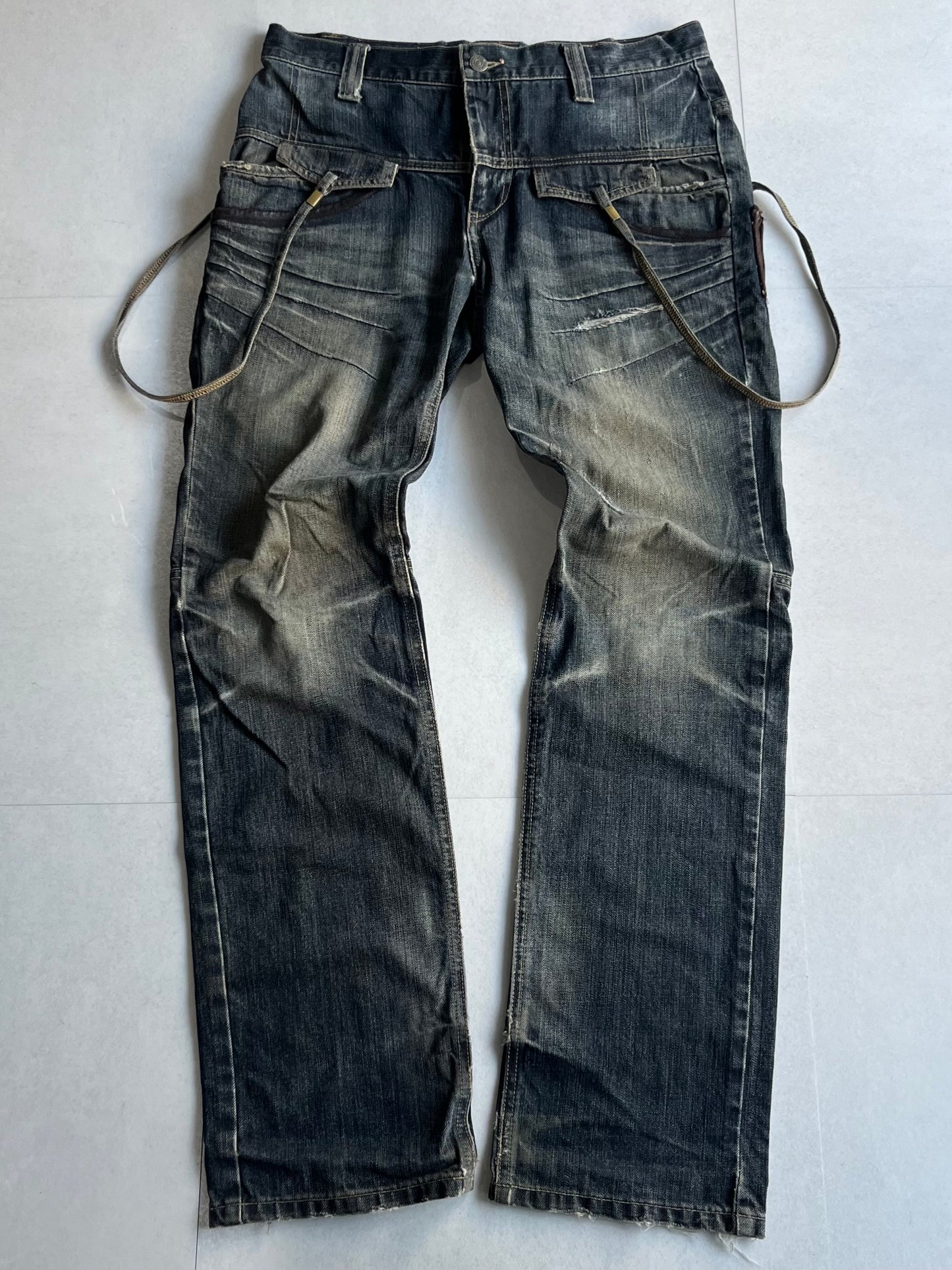 PPFM Gimmick Blue Denim Pants Size S
