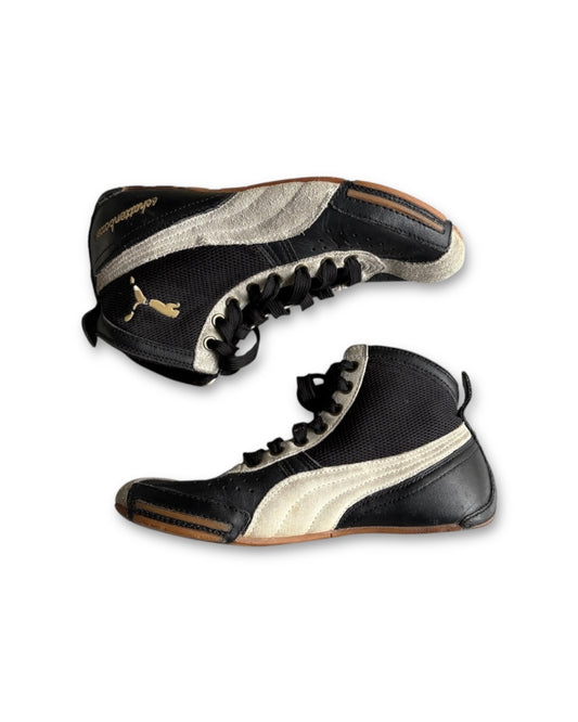 Puma 2001 Schatttenboxen Boxing Shoes Black Size 5