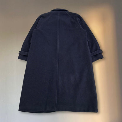 Christian Dior 80s Lambswool Balmacaan Coat