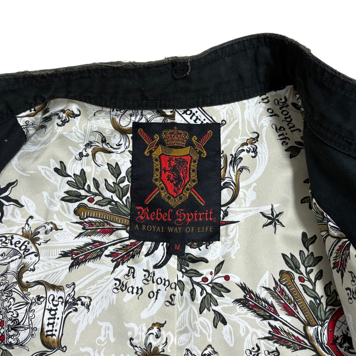 Rebel Spirit Studs Button Jacket Size M