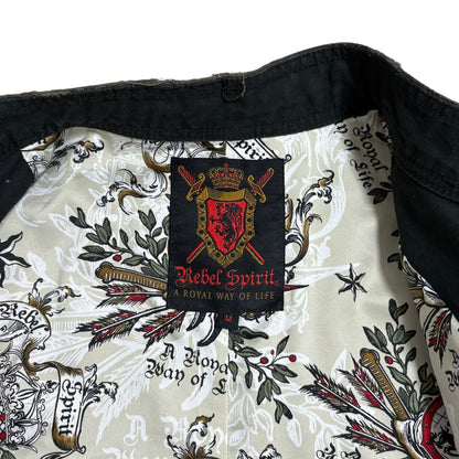 Rebel Spirit Studs Button Jacket Size M