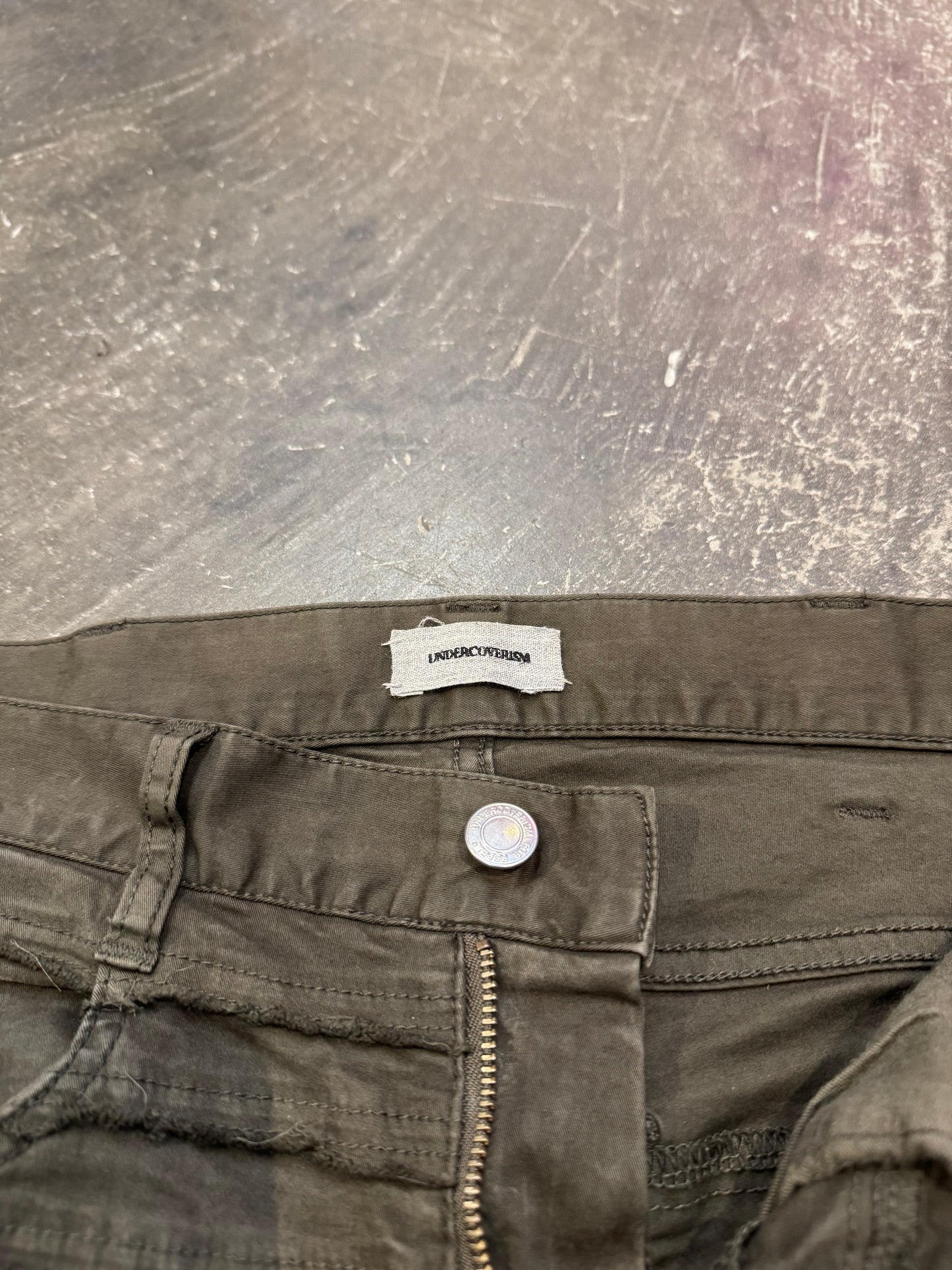 undercover 13AW Khaki Stretch Cotton Pants Size 1