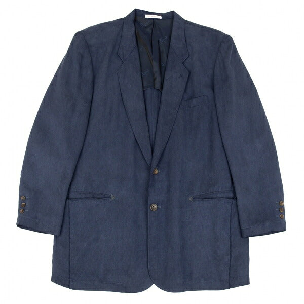 Papas Cupro Pique Arrow Pocket Jacket Navy Size 46M