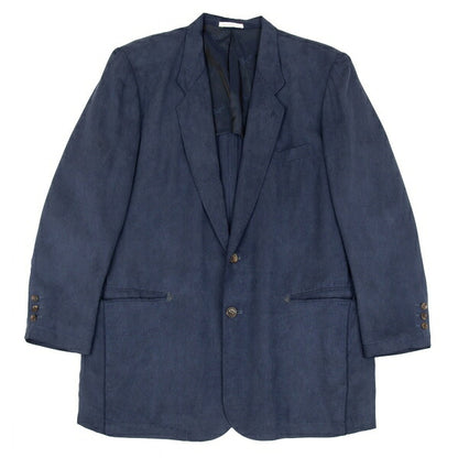 Papas Cupro Pique Arrow Pocket Jacket Navy Size 46M