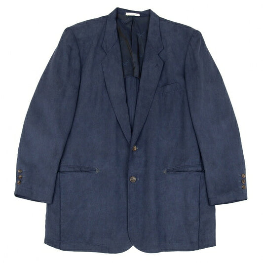 Papas Cupro Pique Arrow Pocket Jacket Navy Size 46M