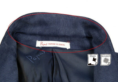 Papas Cupro Pique Arrow Pocket Jacket Navy Size 46M