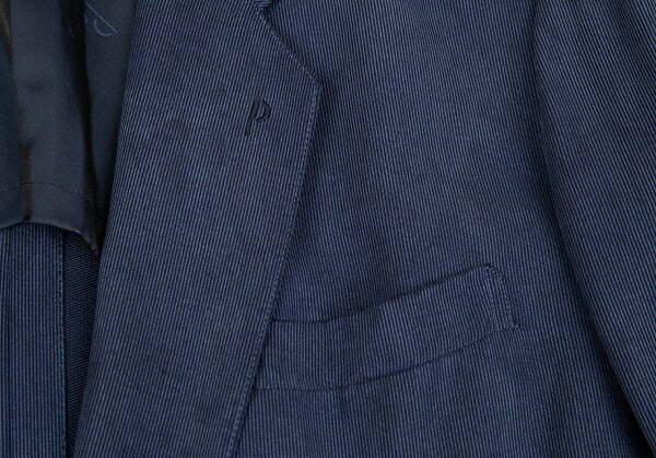 Papas Cupro Pique Arrow Pocket Jacket Navy Size 46M