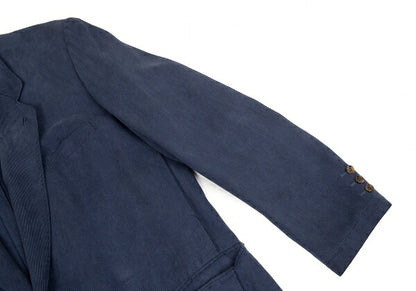 Papas Cupro Pique Arrow Pocket Jacket Navy Size 46M