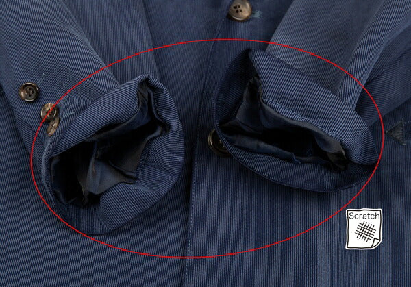 Papas Cupro Pique Arrow Pocket Jacket Navy Size 46M