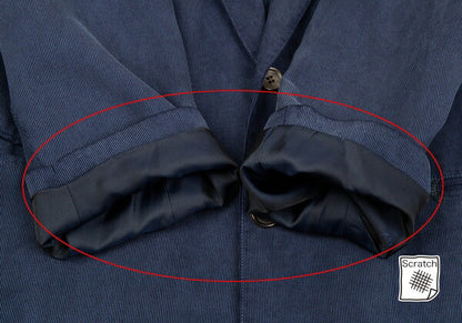 Papas Cupro Pique Arrow Pocket Jacket Navy Size 46M