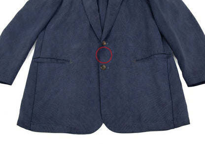 Papas Cupro Pique Arrow Pocket Jacket Navy Size 46M