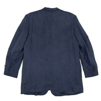 Papas Cupro Pique Arrow Pocket Jacket Navy Size 46M