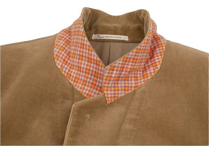 Papas Corduroy Patch Pocket Jacket Brown Size S