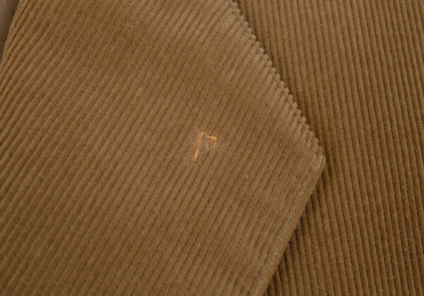Papas Corduroy Patch Pocket Jacket Brown Size S