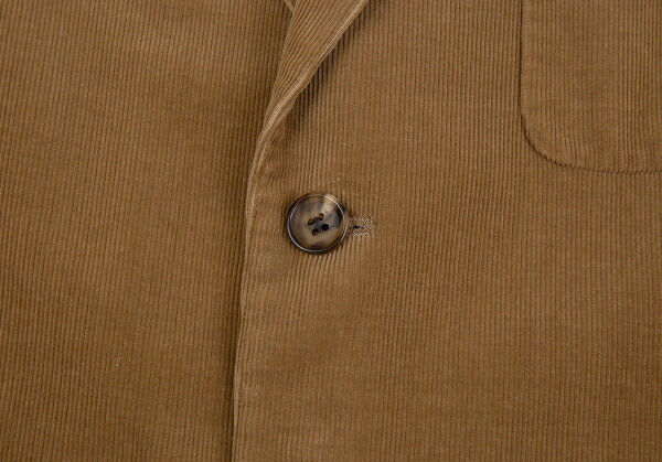 Papas Corduroy Patch Pocket Jacket Brown Size S
