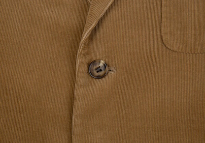 Papas Corduroy Patch Pocket Jacket Brown Size S