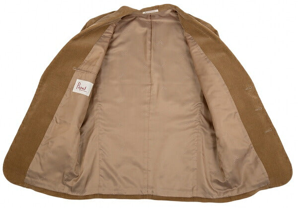 Papas Corduroy Patch Pocket Jacket Brown Size S