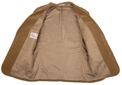 Papas Corduroy Patch Pocket Jacket Brown Size S