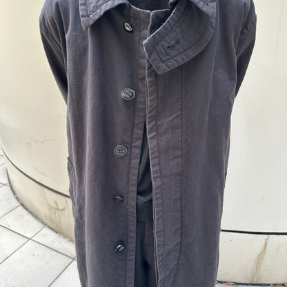 sacai 22AW Black Multi-Button Bal Collar Coat Size 4