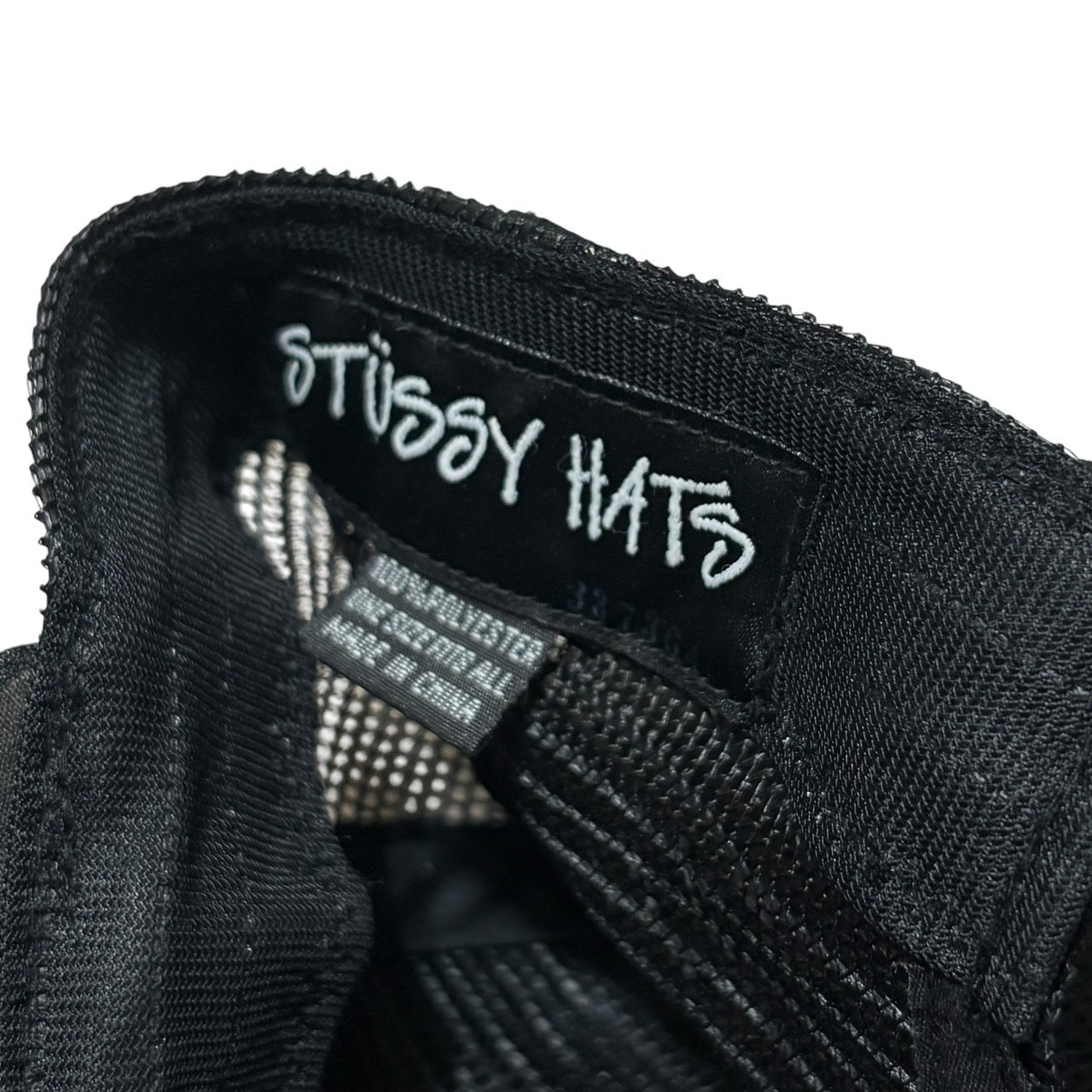 Vintage Stussy Trucker Cap Black Size ONE SIZE