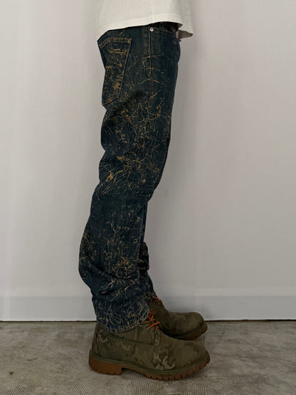 Swagger Damaged Blue Denim Pants Size 30