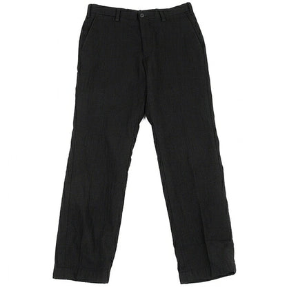 ISSEY MIYAKE MEN 10SS Wool Nylon Pants Black Size 1