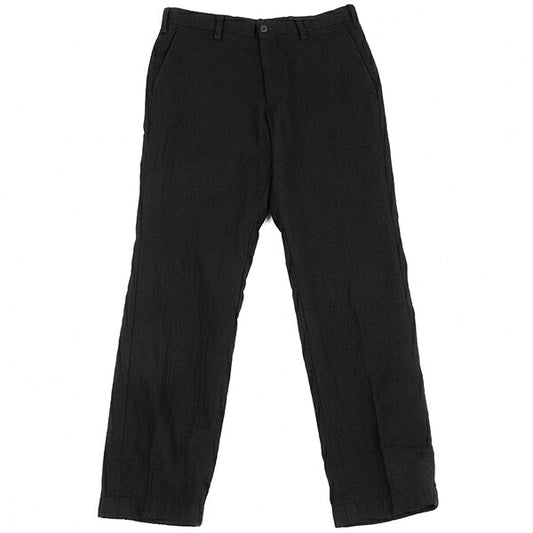 ISSEY MIYAKE MEN 10SS Wool Nylon Pants Black Size 1