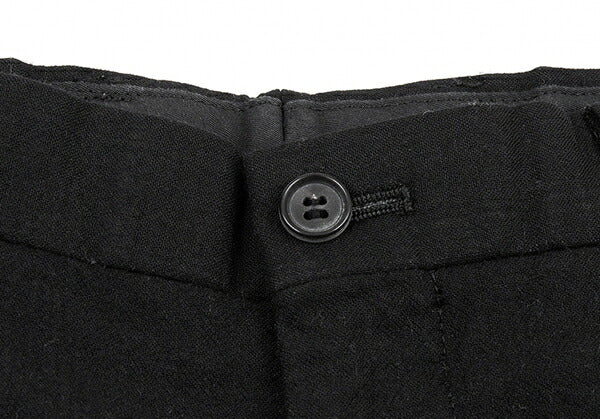ISSEY MIYAKE MEN 10SS Wool Nylon Pants Black Size 1