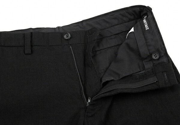 ISSEY MIYAKE MEN 10SS Wool Nylon Pants Black Size 1