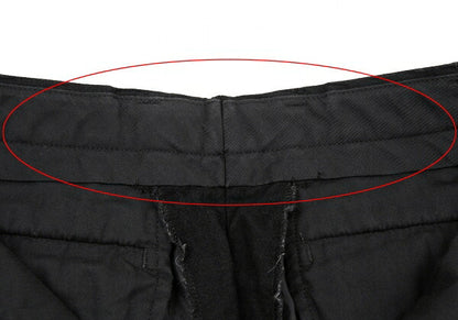 ISSEY MIYAKE MEN 10SS Wool Nylon Pants Black Size 1