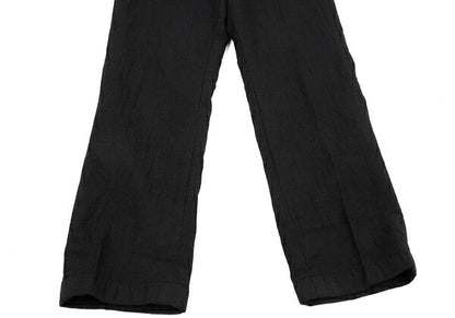ISSEY MIYAKE MEN 10SS Wool Nylon Pants Black Size 1