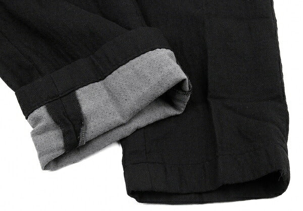 ISSEY MIYAKE MEN 10SS Wool Nylon Pants Black Size 1