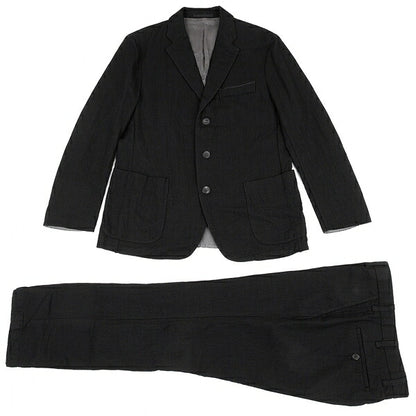 ISSEY MIYAKE MEN 10SS Wool Nylon Pants Black Size 1