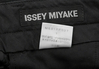 ISSEY MIYAKE MEN 10SS Wool Nylon Pants Black Size 1