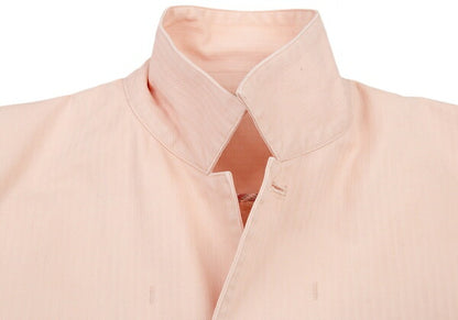 Papas Cotton Herringbone Stripe Safari Jacket Pink Size 50L