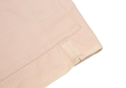 Papas Cotton Herringbone Stripe Safari Jacket Pink Size 50L