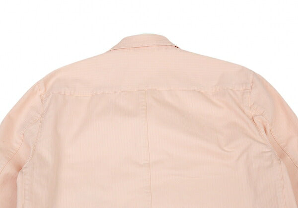 Papas Cotton Herringbone Stripe Safari Jacket Pink Size 50L