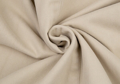 Papas Lined Check Cotton Stand Collar Jacket Beige Size 50L