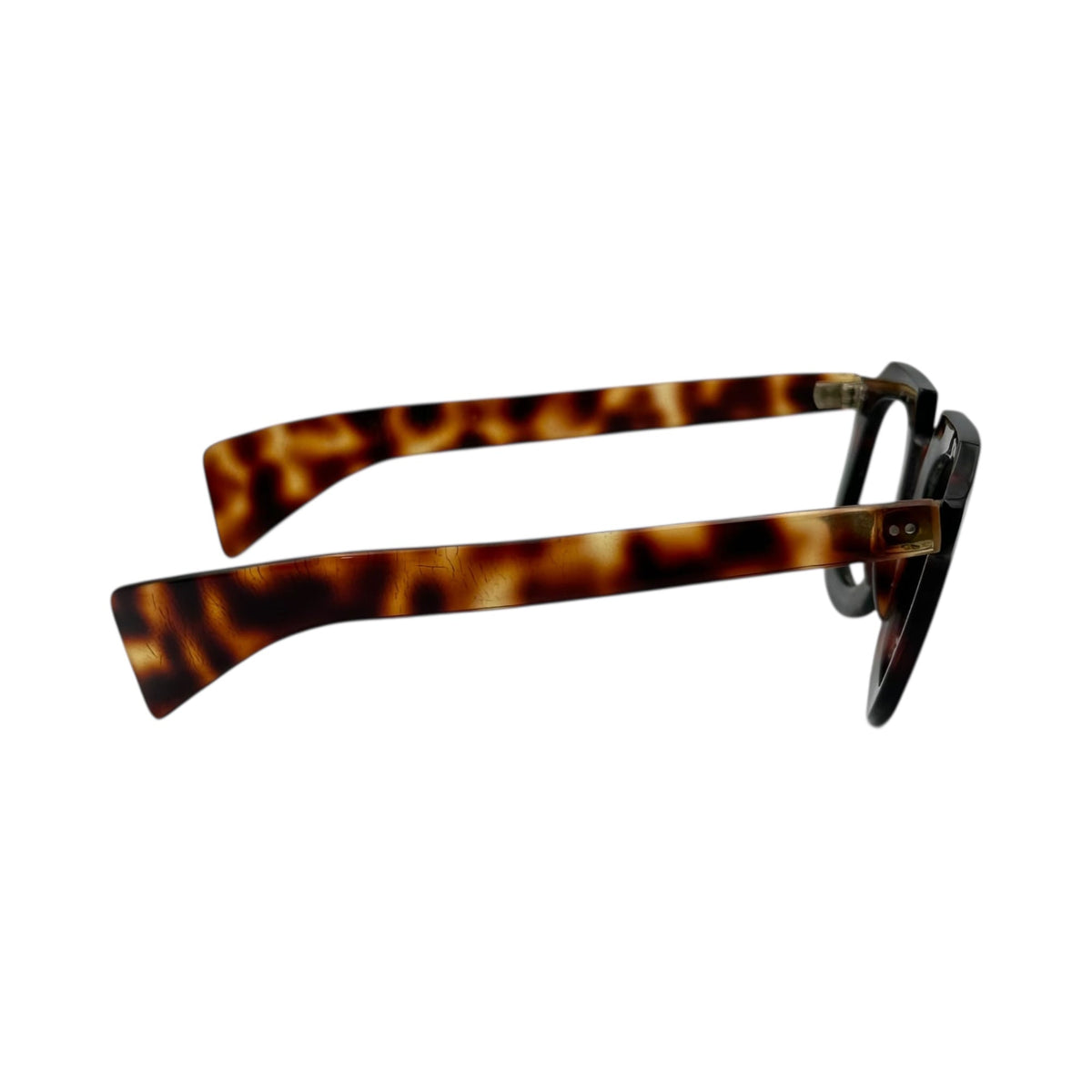FRENCH VINTAGE 40s GARGOYLE Tortoiseshell Sunglasses Brown