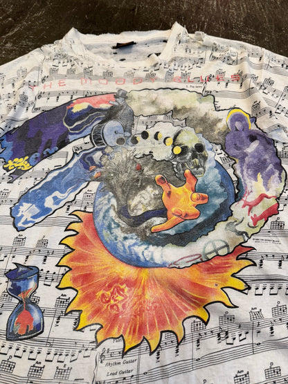 Vintage The Moody Blues '93 White Tee Size XL