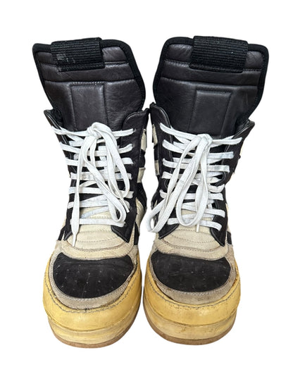 rick owens AW07 Oreo Dunk Hi-Top Sneakers