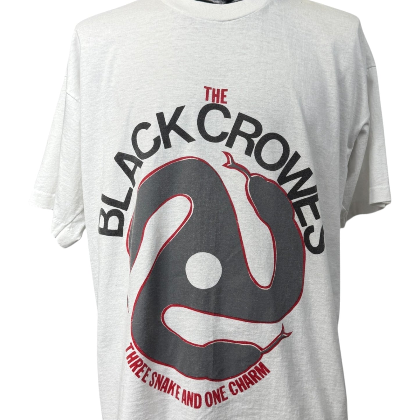THE BLACK CROWS THREE SNAKE AND CHARM TOUR T-Shirt Black Size XL