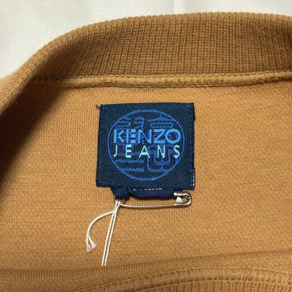KENZO JEANS Yellow Embroidered Cotton Sweatshirt Free Size