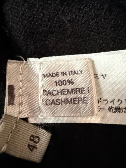 BOTTEGA VENETA 2010s Cashmere Docking V-Neck Sweater Size 48