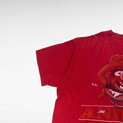 THE Muppets 00s T-Shirt Red Size XL