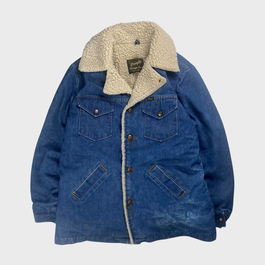 Wrangler 70s Denim Coat Size L