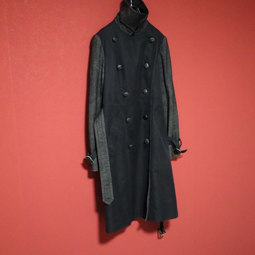 Aquascutum Black Club Check Panel Design Belted Size 8