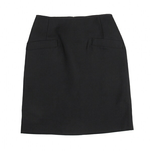 Yohji Yamamoto FEMME F/W 05 Wool Pocket Skirt Black Size 1