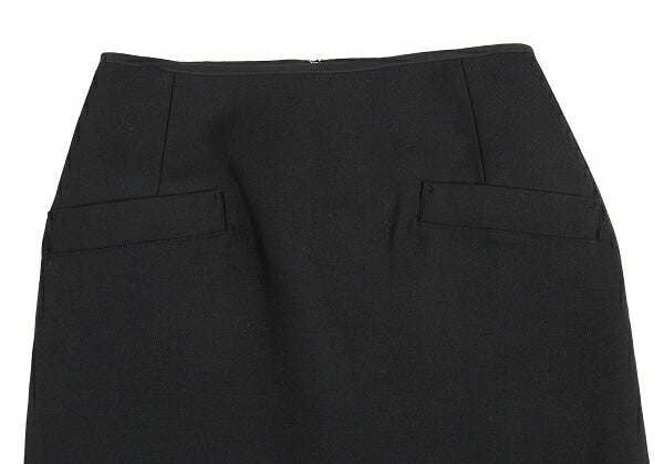 Yohji Yamamoto FEMME F/W 05 Wool Pocket Skirt Black Size 1