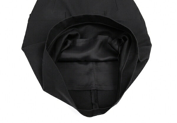 Yohji Yamamoto FEMME F/W 05 Wool Pocket Skirt Black Size 1